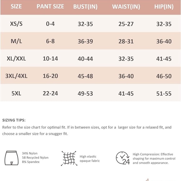 NWT FeelinGirl Women’s High-Waisted Body Shaper Shorts- Size XL-XXL - Picture 3 of 8